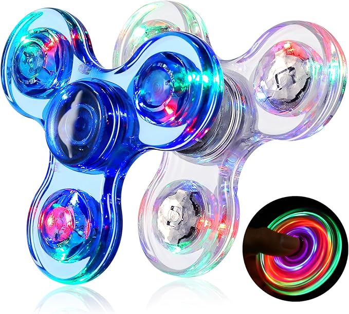 LED Fidget Spinner! (Perfect for Anxiety and Critical Thinking)